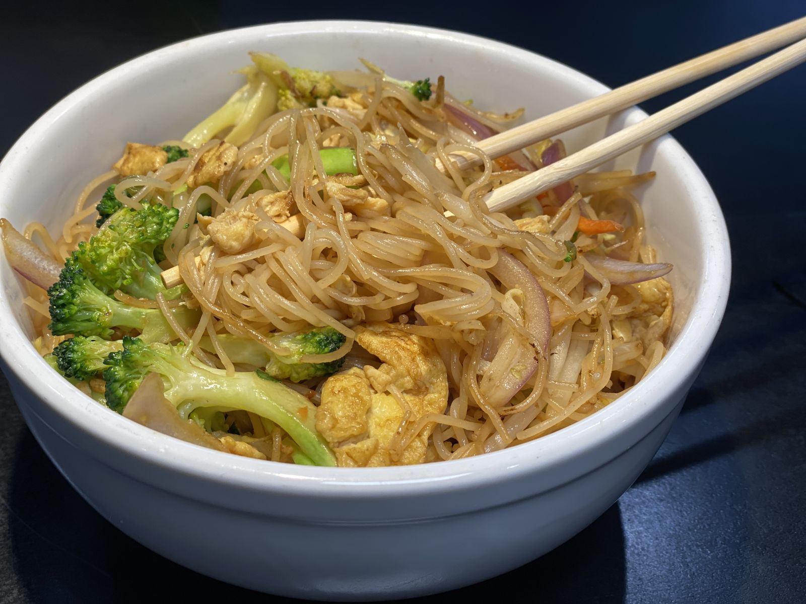 Lo mein from Hawthorne-based CHIGO, a new takeout/delivery foodservice model featuring fresh, local, and organic Chinese cuisine.